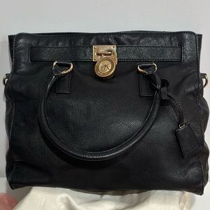 Michael Kors Black & Gold Purse